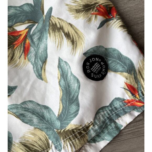 Ron Jon Surf Shop Swim Trunks Size XL Floral - Picture 4 of 5